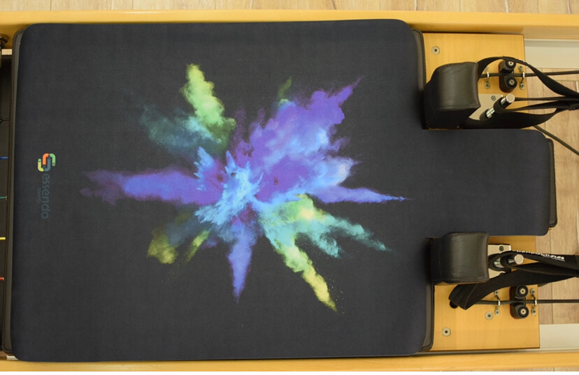 Mavi Siyah Desenli Reformer Mat (Model No 13) - Görsel 2