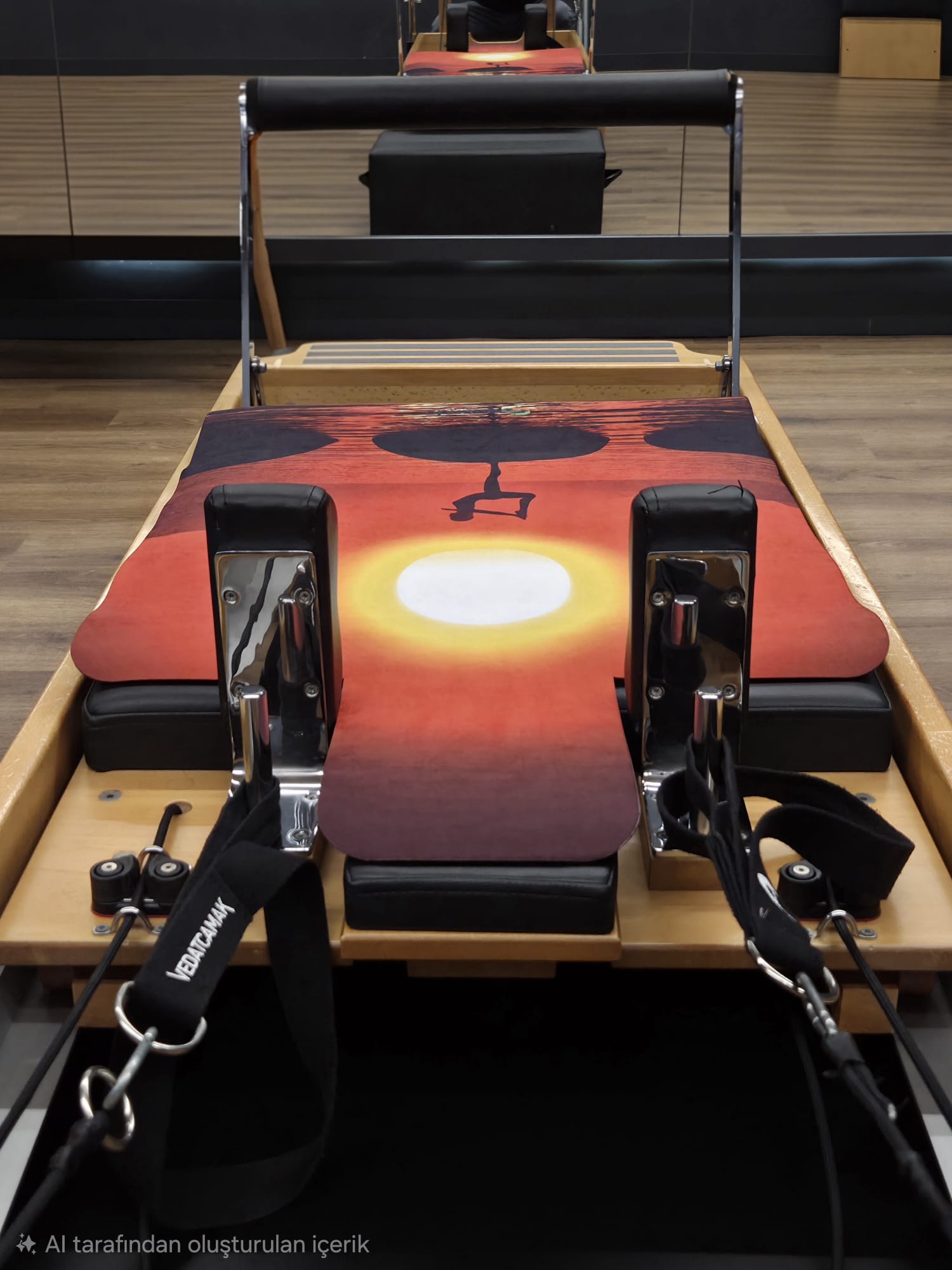 Essendo Reformer Pilates Mat Kaymaz 'SUNSET YOGA' (Model No 52) - Görsel 4